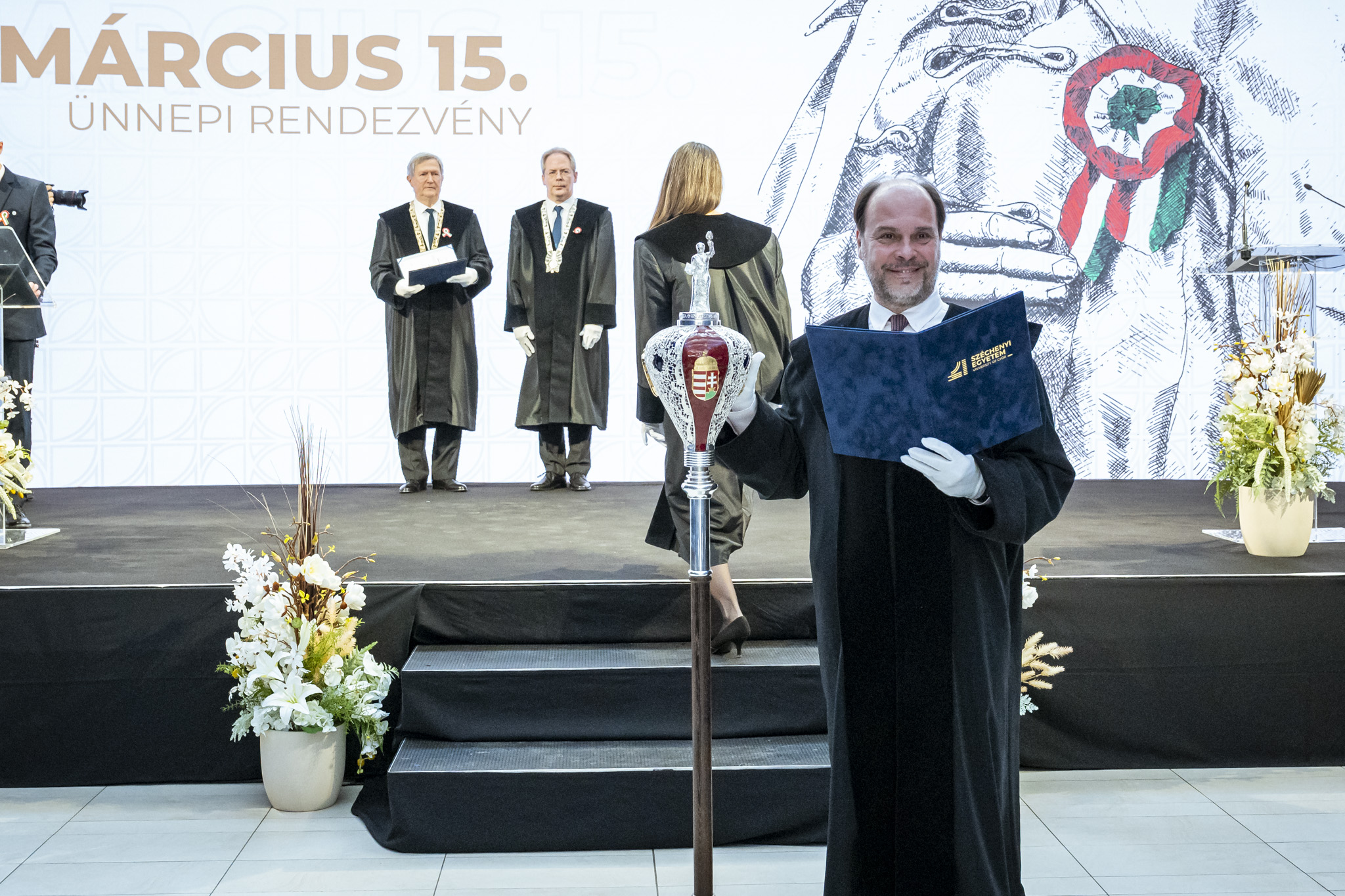 Doctoral gallery: The ceremony was completed by the conferral of doctoral degrees (Photo: András Adorján, Gergely Nagy / Széchenyi István University)